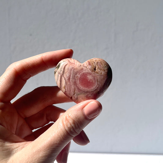 Rhodochrosite Heart Carving #1 / 56g