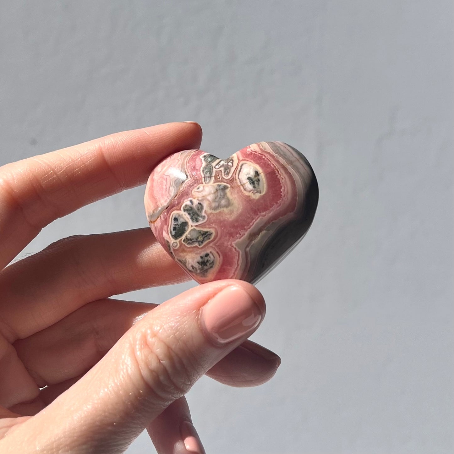 Rhodochrosite Heart Carving #5 / 53g