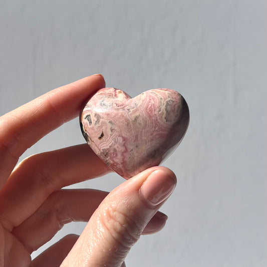 Rhodochrosite Heart Carving #7 / 51g