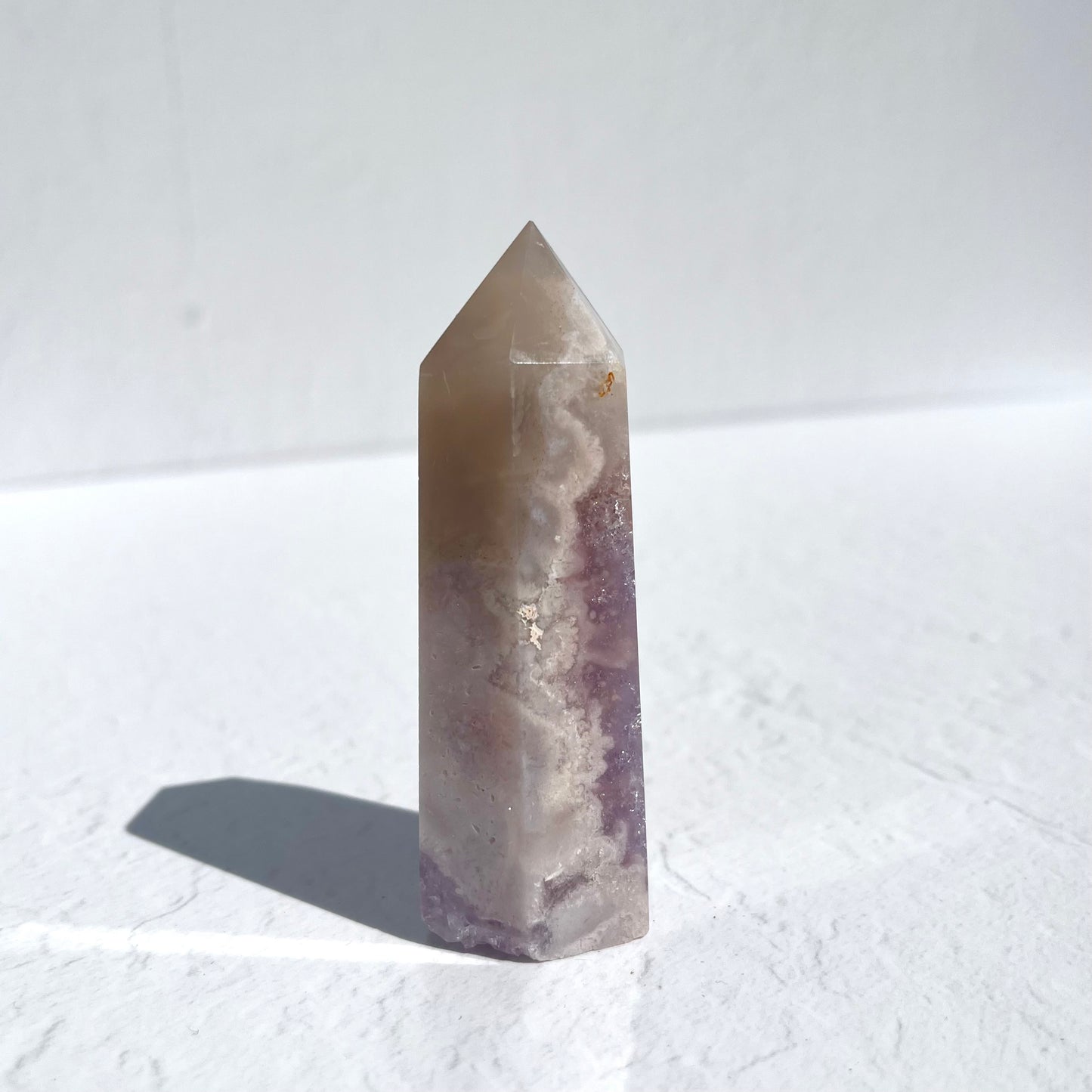 Pink Amethyst Hexagon Point / 127g