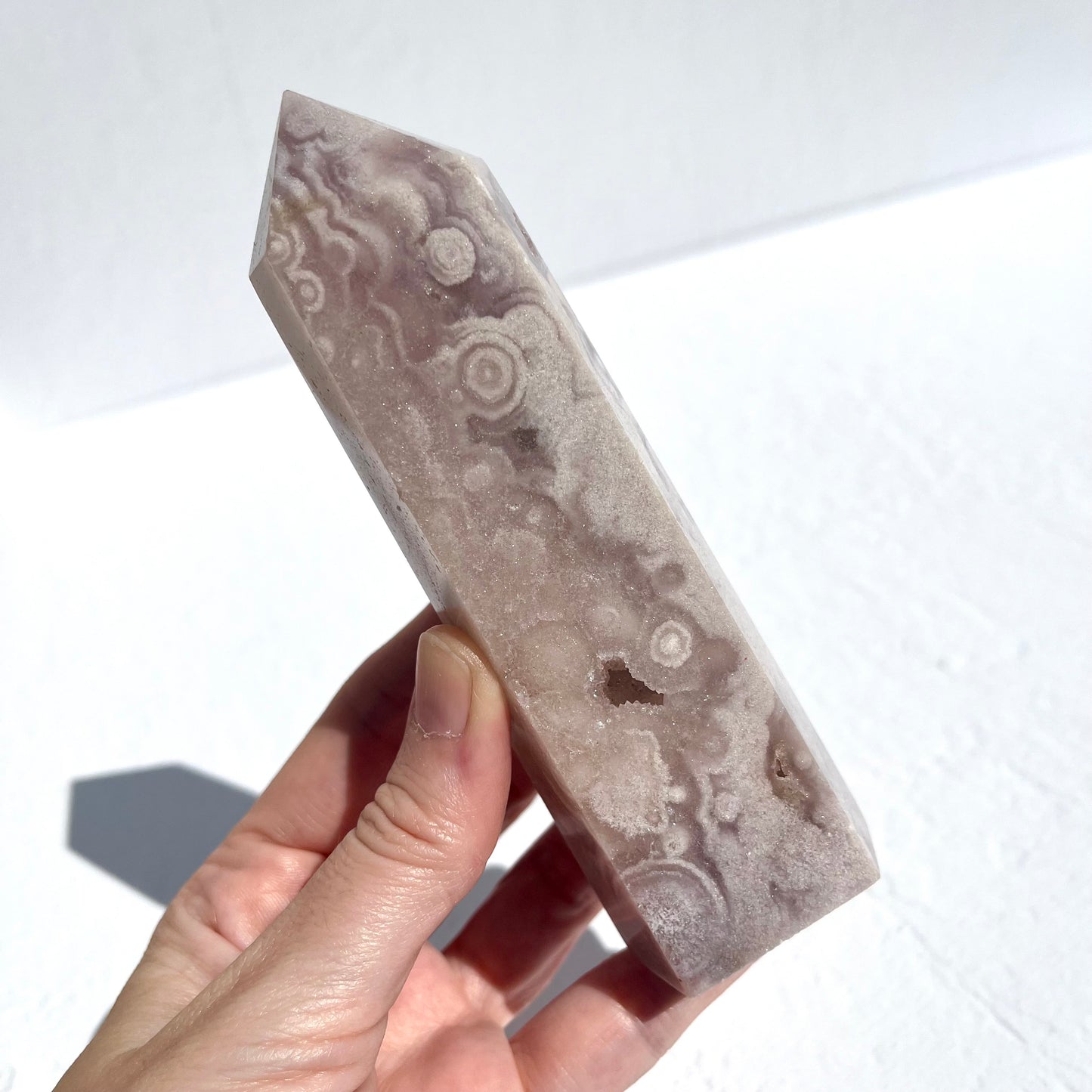 Pink Amethyst Point / 339g