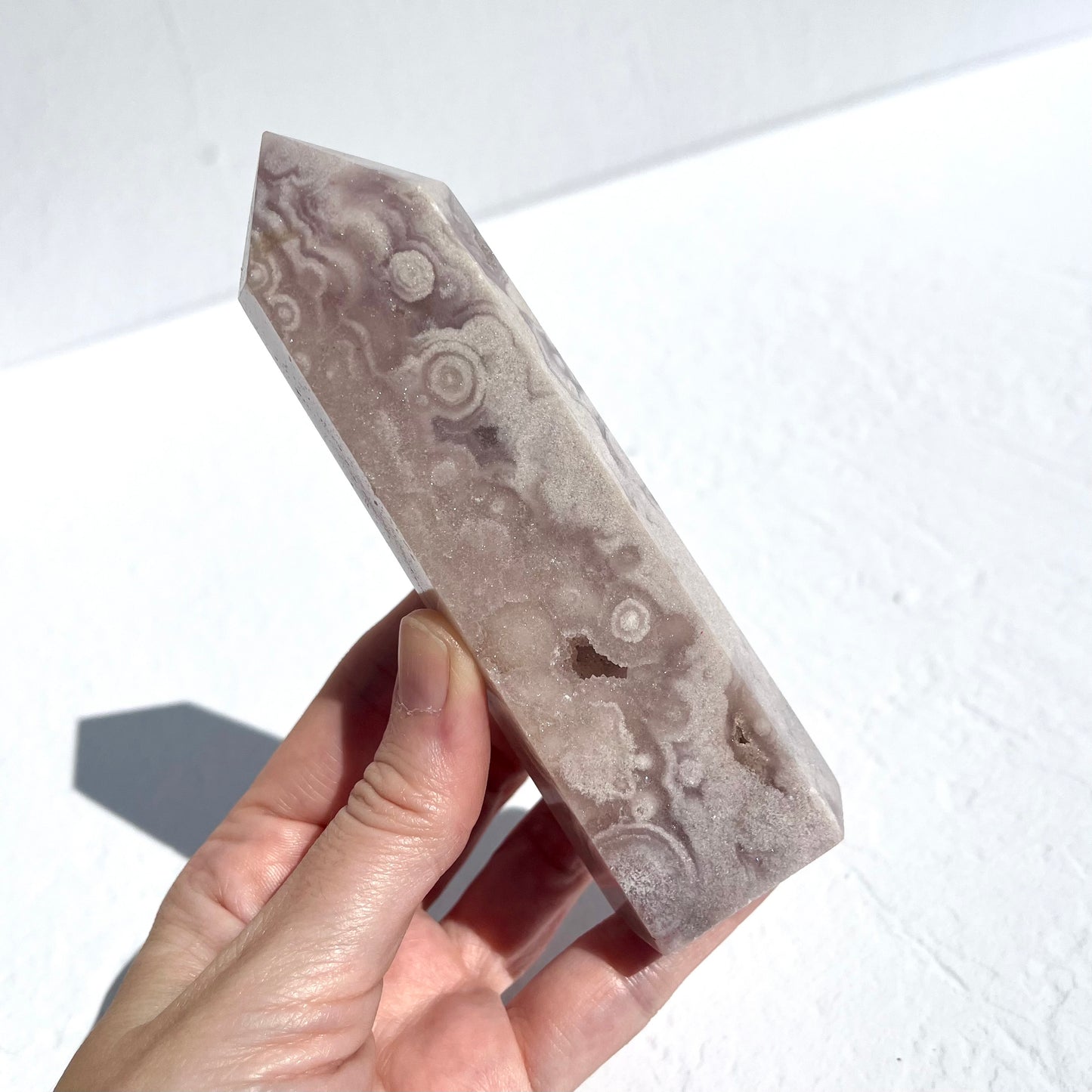 Pink Amethyst Point / 339g