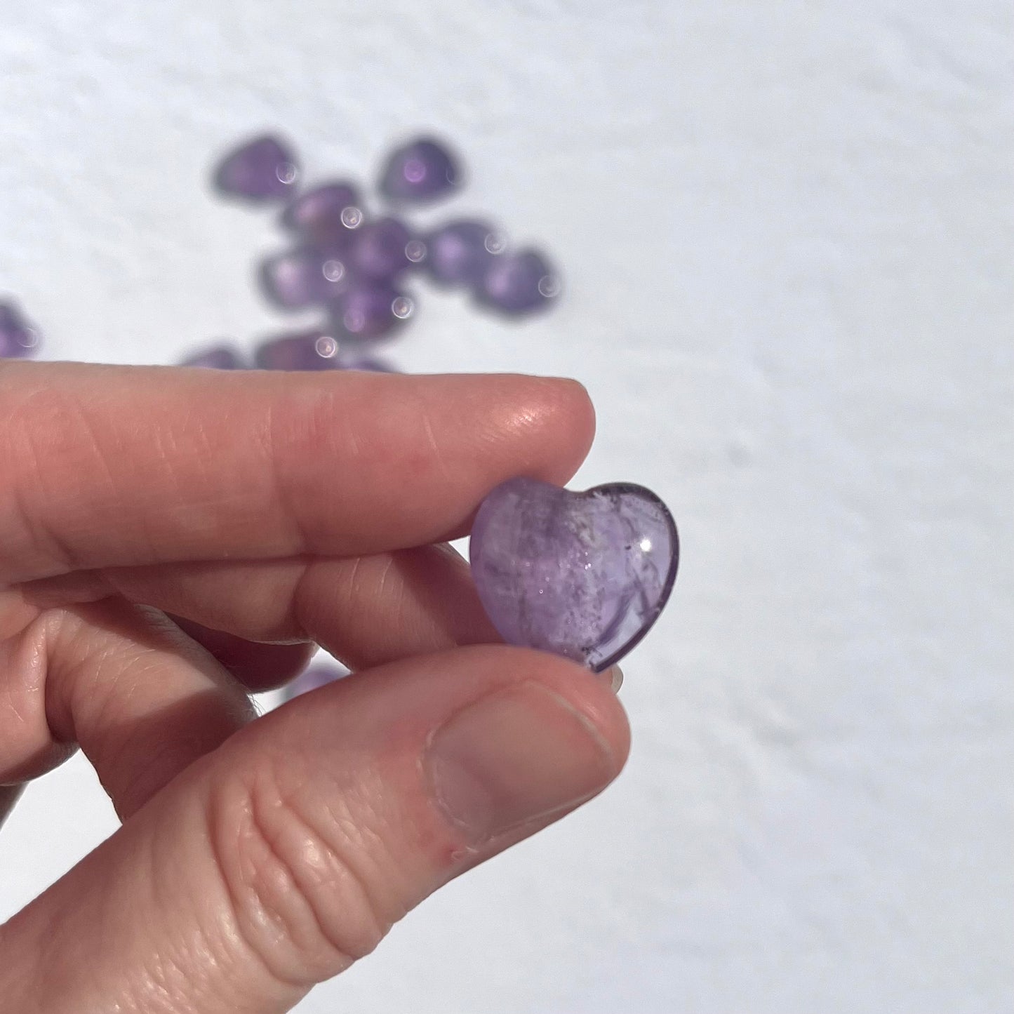 Mini Amethyst Heart