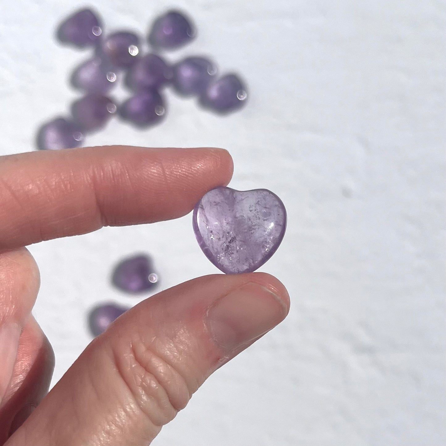Mini Amethyst Heart