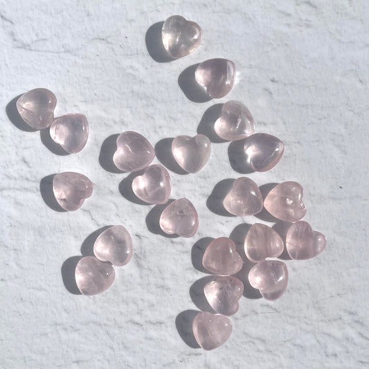 Mini Rose Quartz Heart