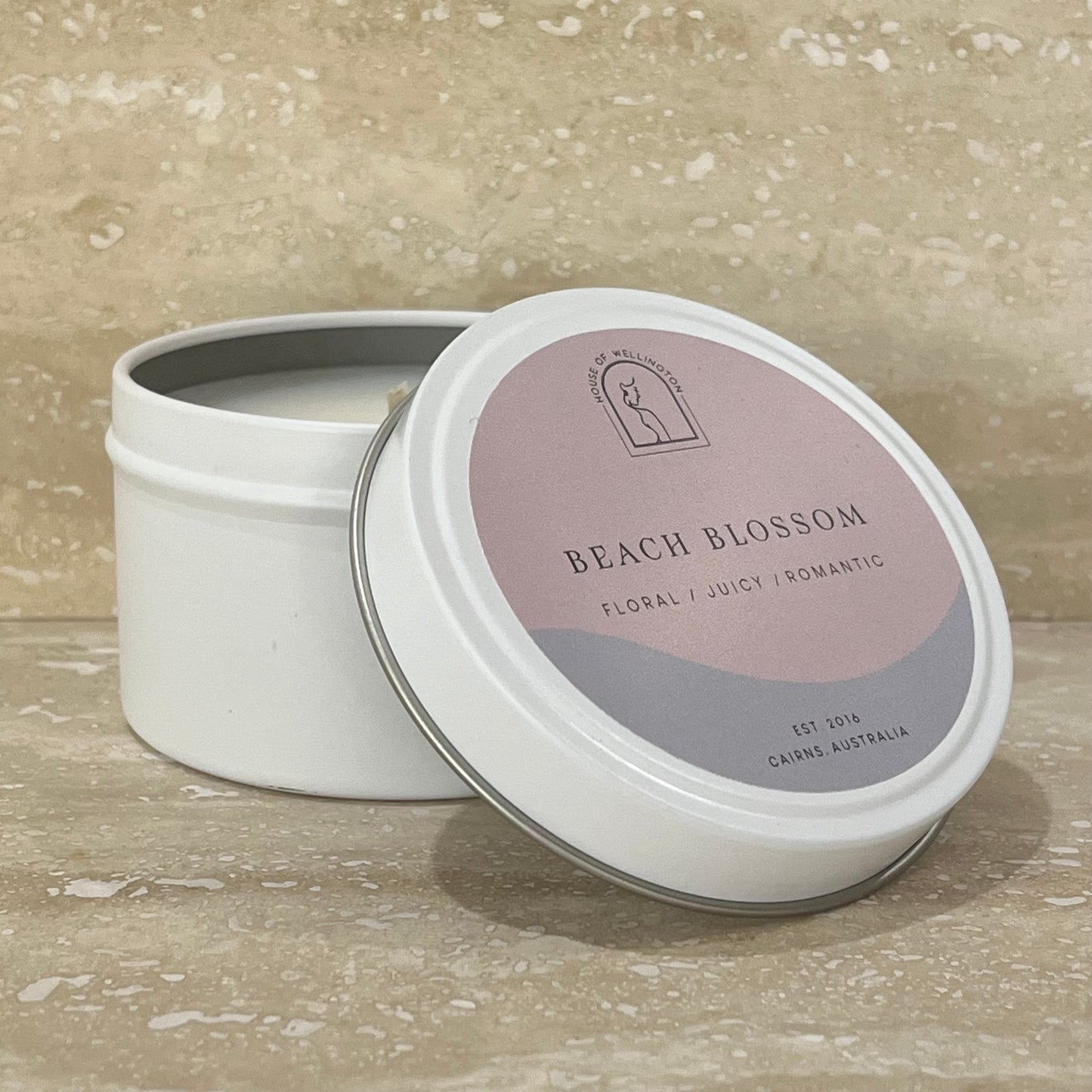 Beach Blossom // Travel Tin Candle **NEW**