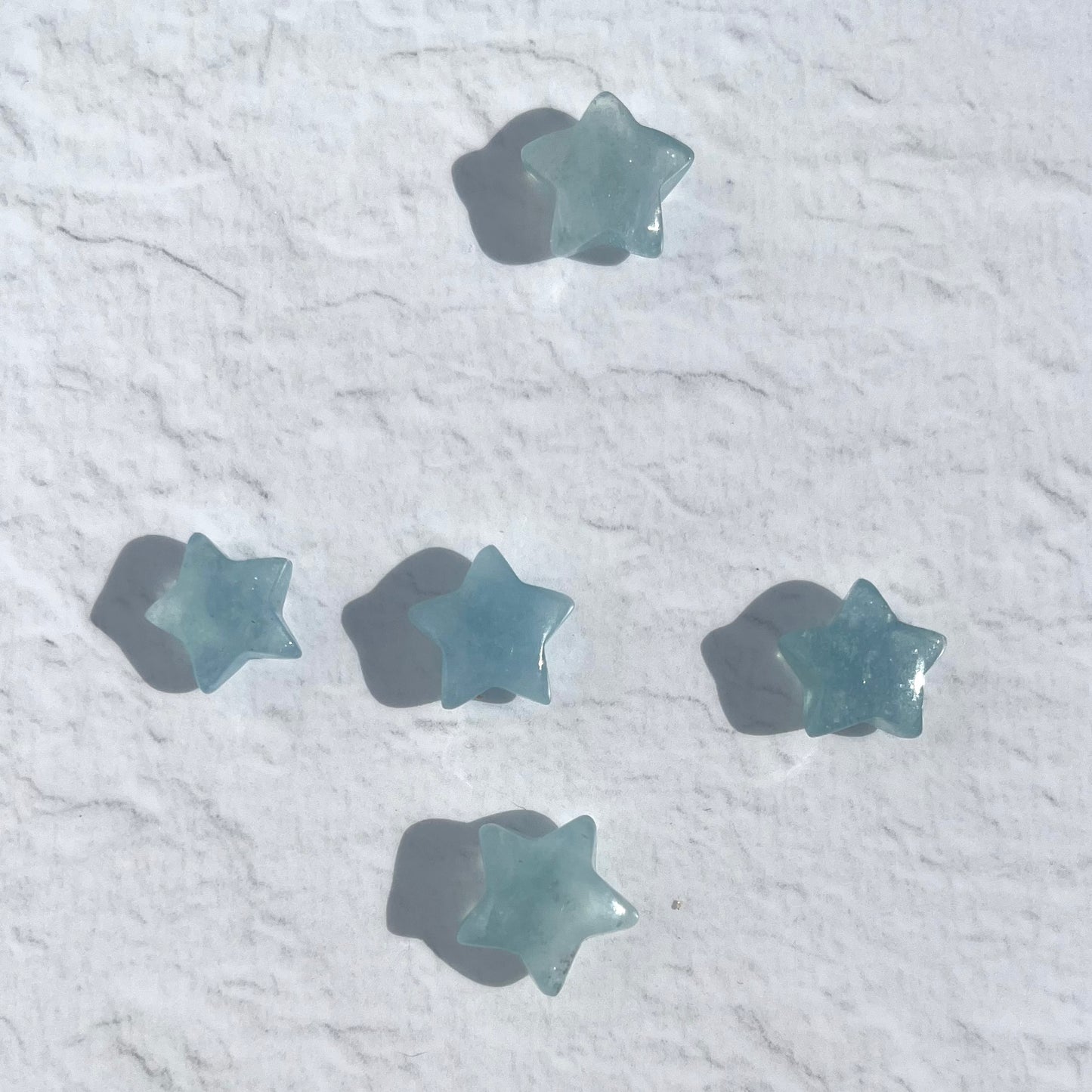 Aquamarine Mini Stars (high grade)