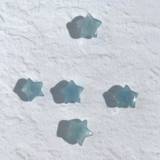 Aquamarine Mini Stars (high grade)