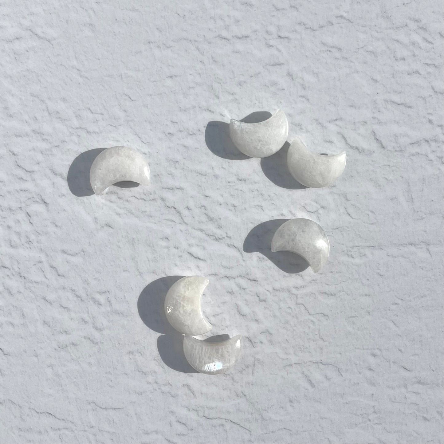 White Moonstone Mini Moon