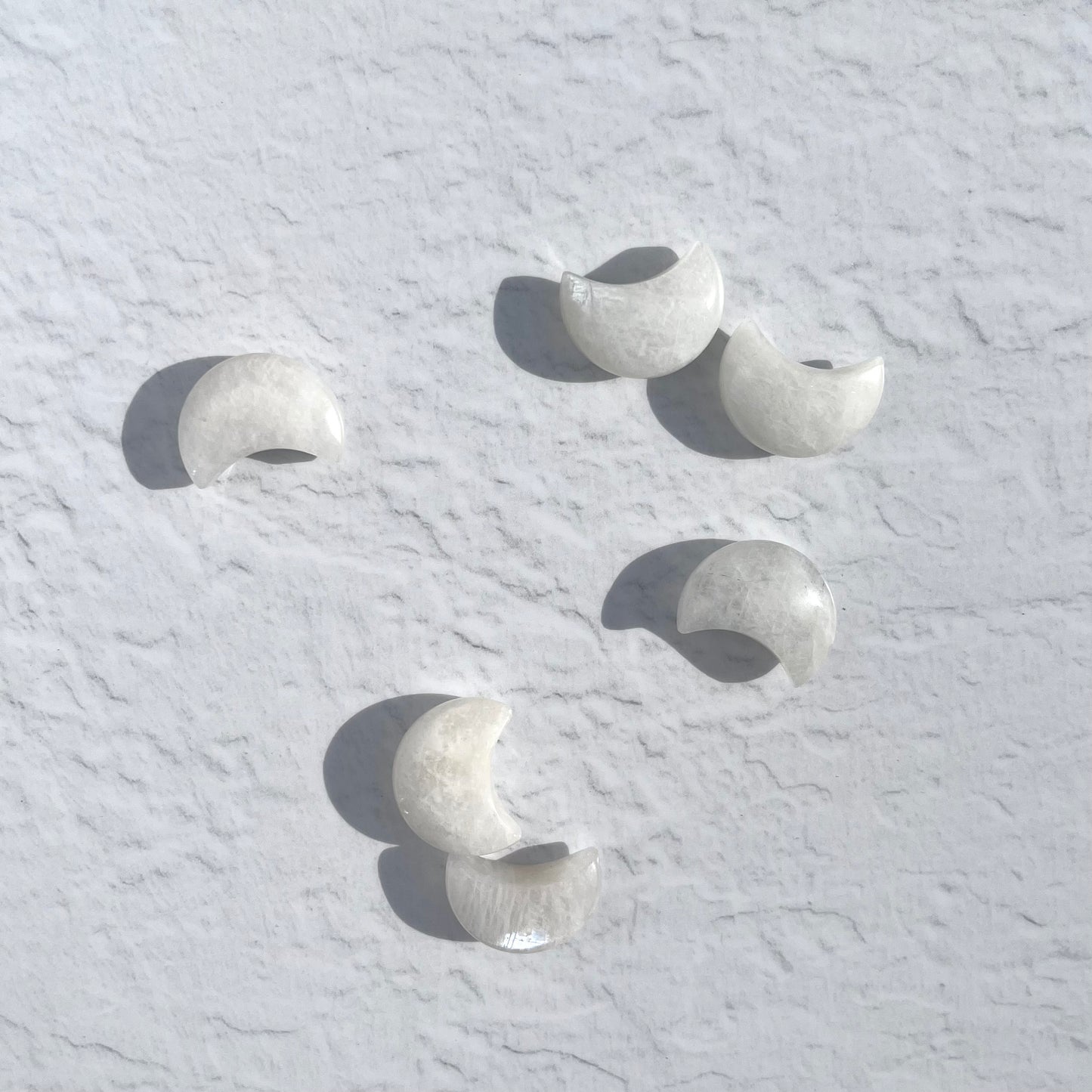White Moonstone Mini Moon