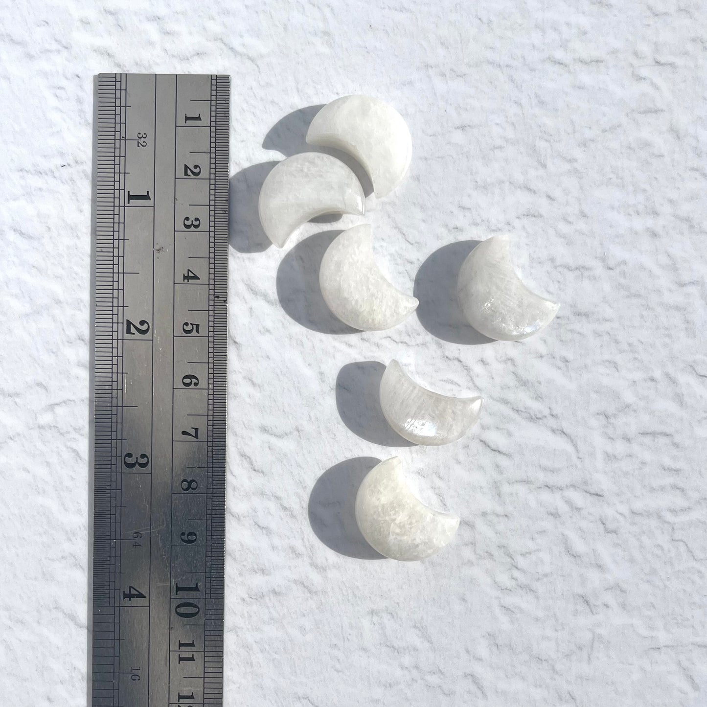 White Moonstone Mini Moon