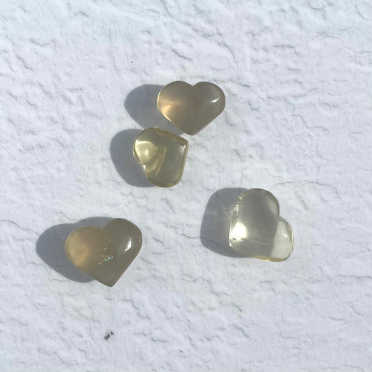 Citrine Mini Hearts
