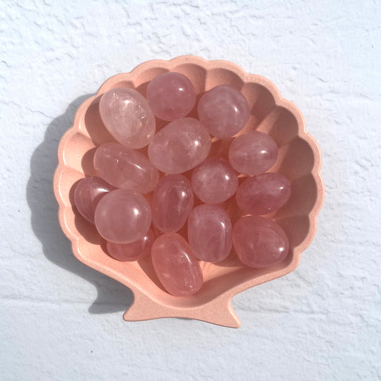 Rose Quartz Tumbles (high quality)