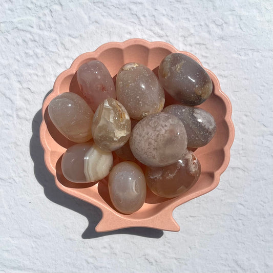 Flower Agate Tumbles