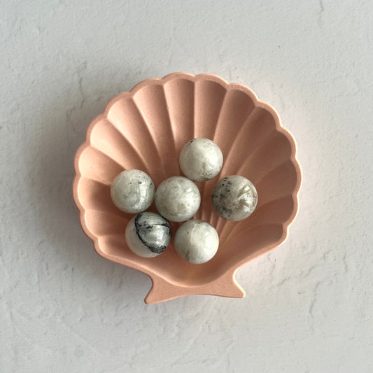 Rainbow Moonstone Mini Spheres
