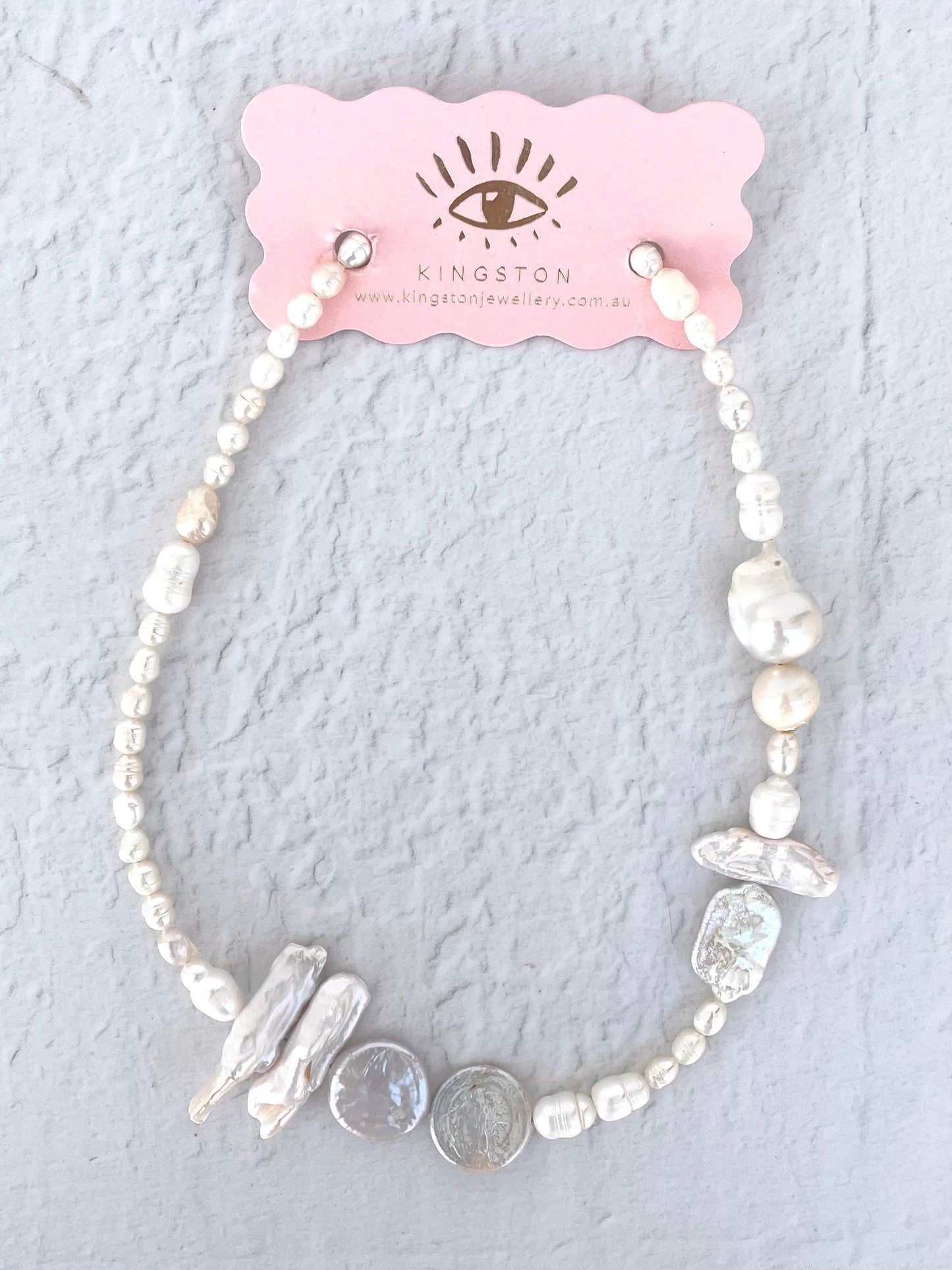 Baroque Keshi Pearl necklace
