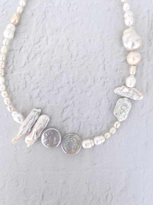 Baroque Keshi Pearl necklace