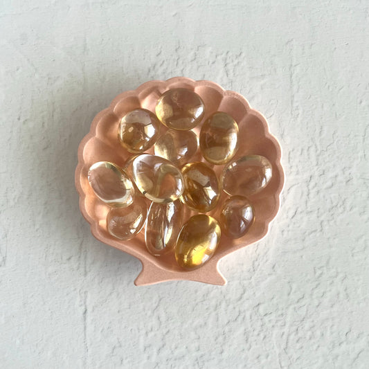 Champagne Aura Quartz Tumbles
