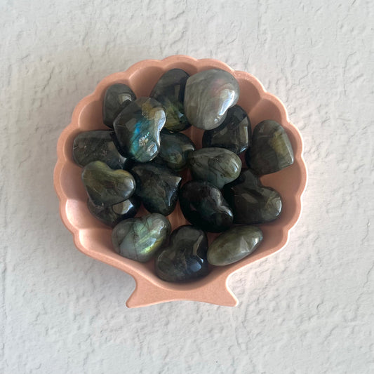 Labradorite Mini Hearts