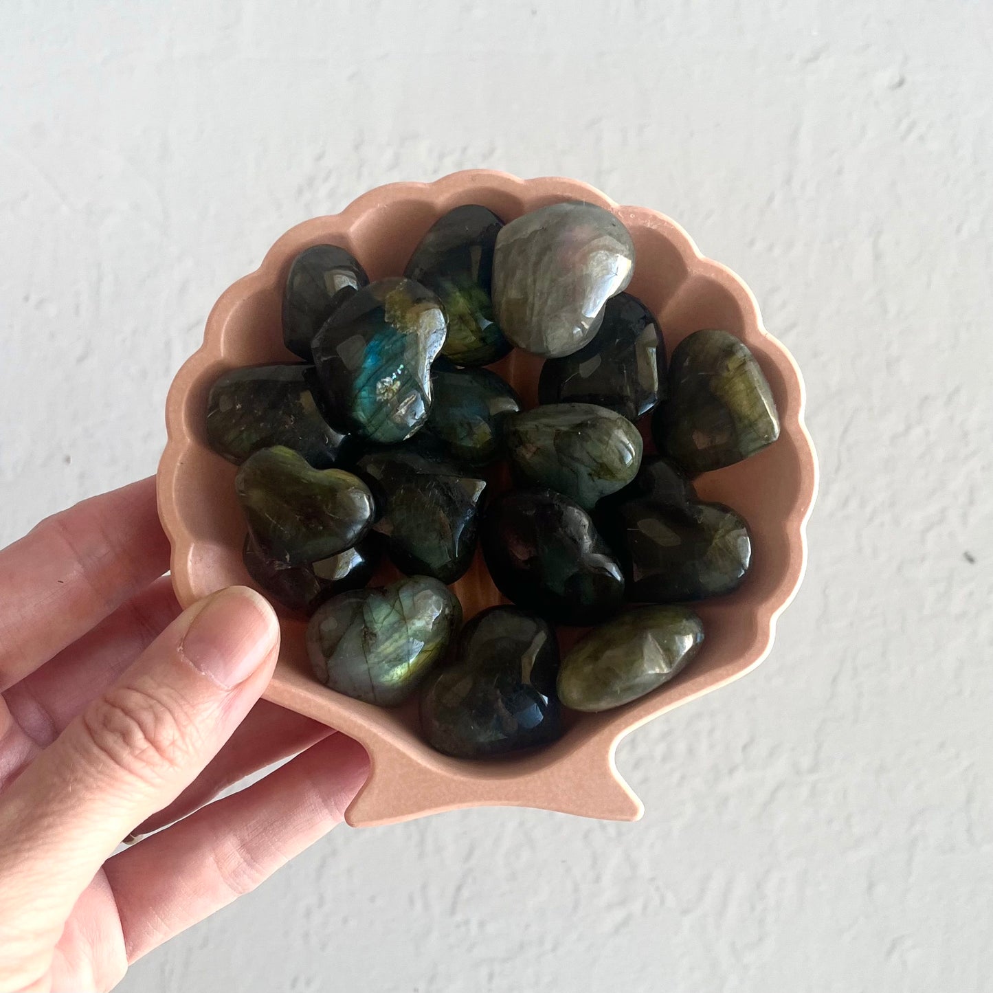 Labradorite Mini Hearts