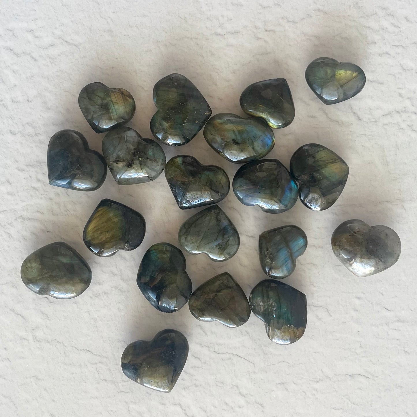 Labradorite Mini Hearts