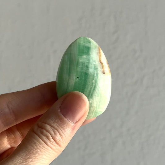 Caribbean Calcite Palm Stone #2 / 28g