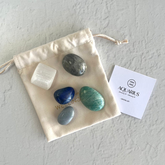 Zodiac Crystal Kit - Aquarius