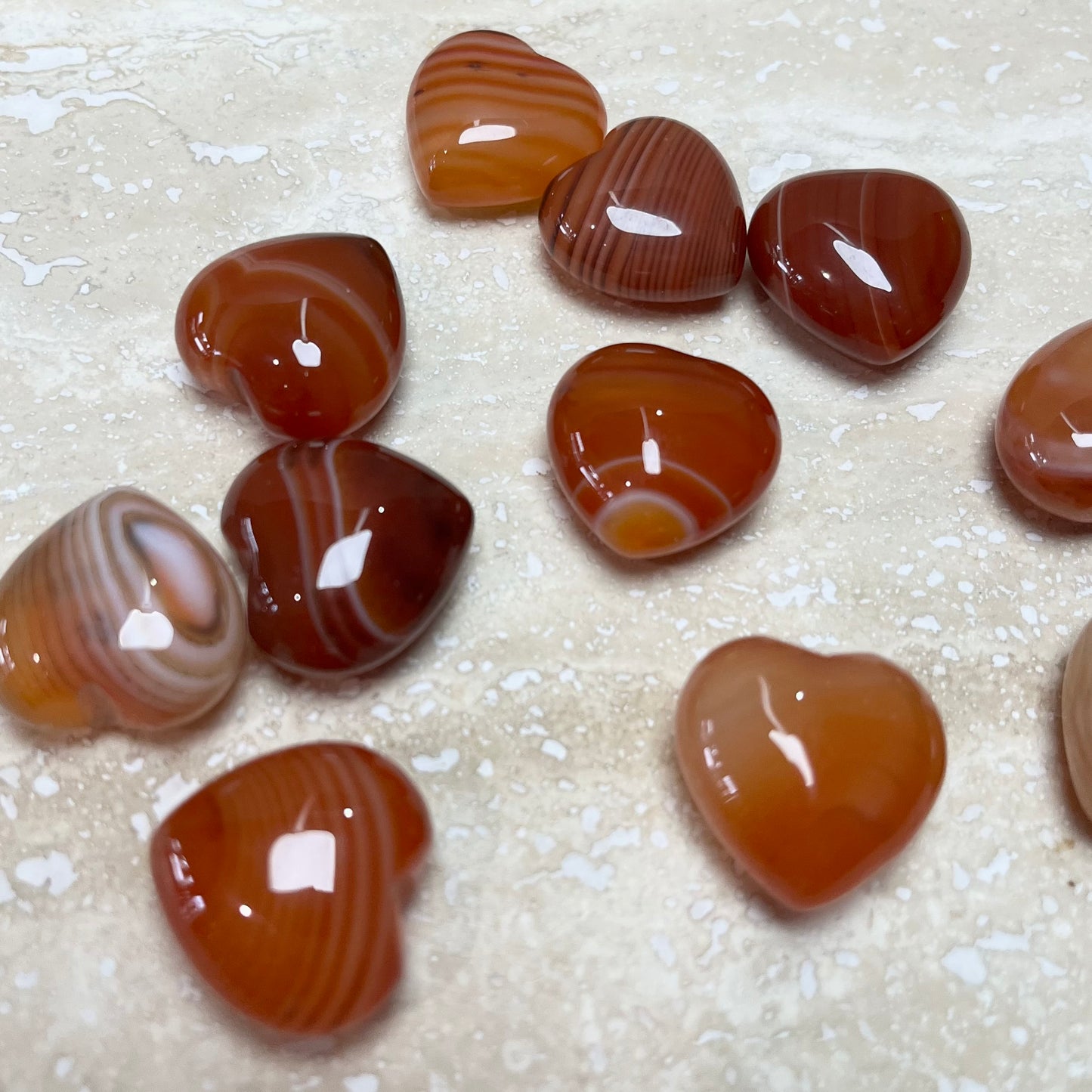 Carnelian Mini Heart