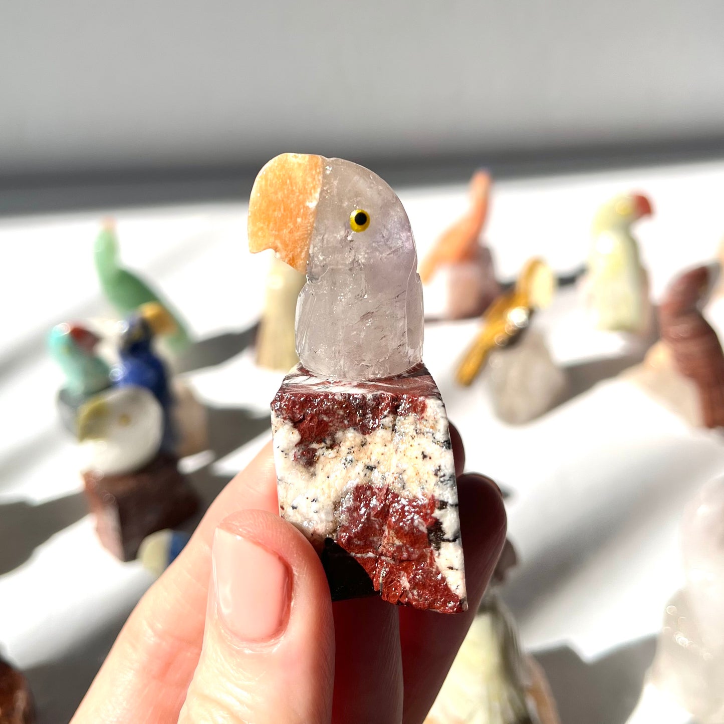 Crystal Parrot Carving / #2