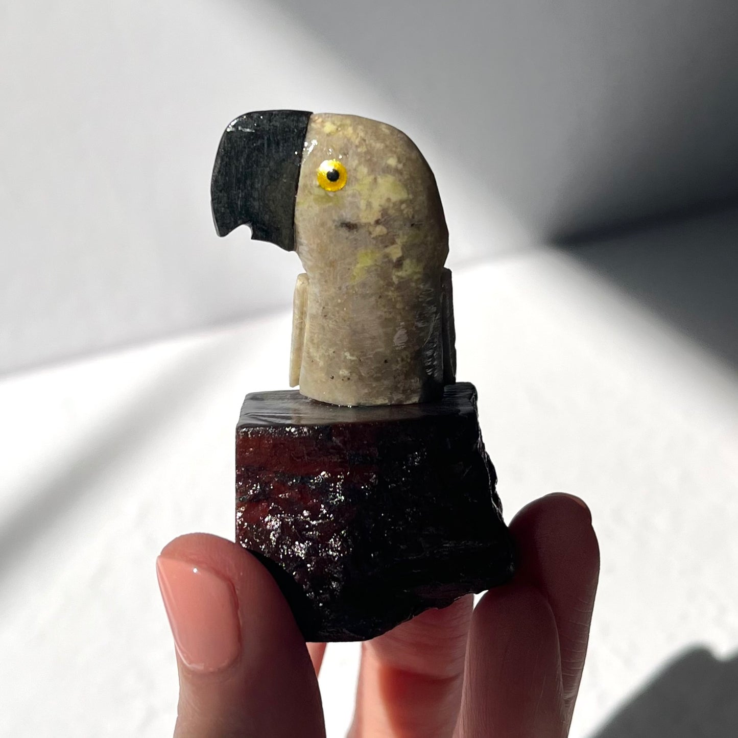 Crystal Parrot Carving / #16