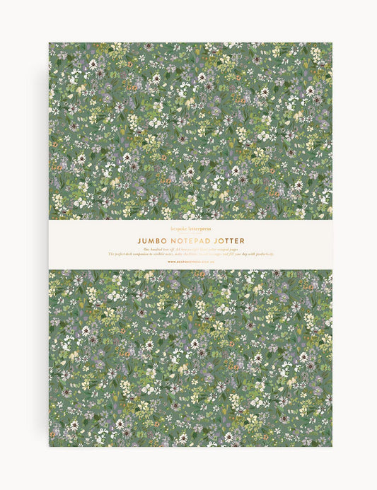 Summer Perennials Notepad Jumbo Jotter