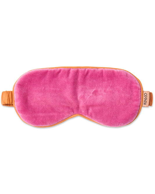 Pink Velvet Eye Mask