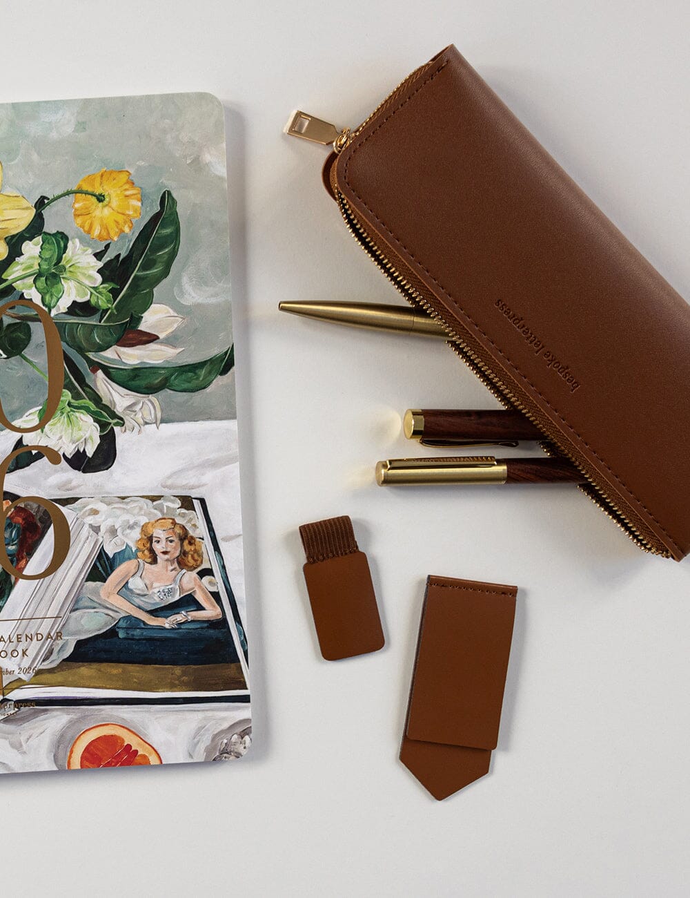 Leatherette Bookmark - Espresso