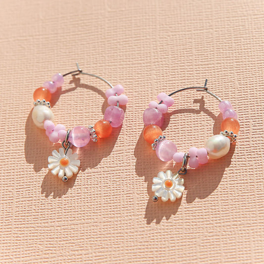 Medium Daisy Party Hoops