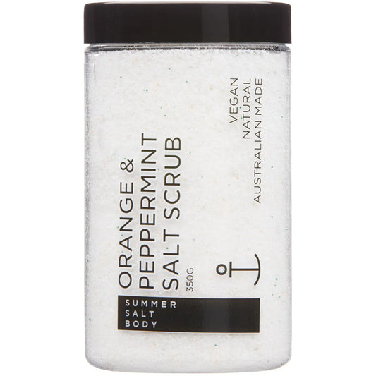Orange & Peppermint Salt Scrub