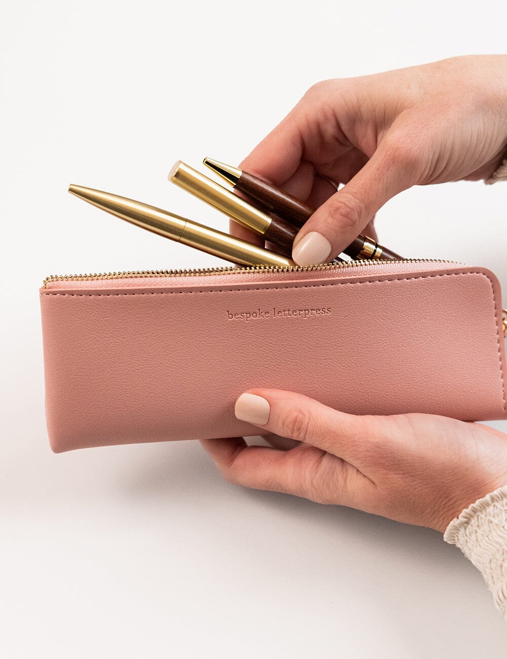 Pencil Case Slim - Tea Rose
