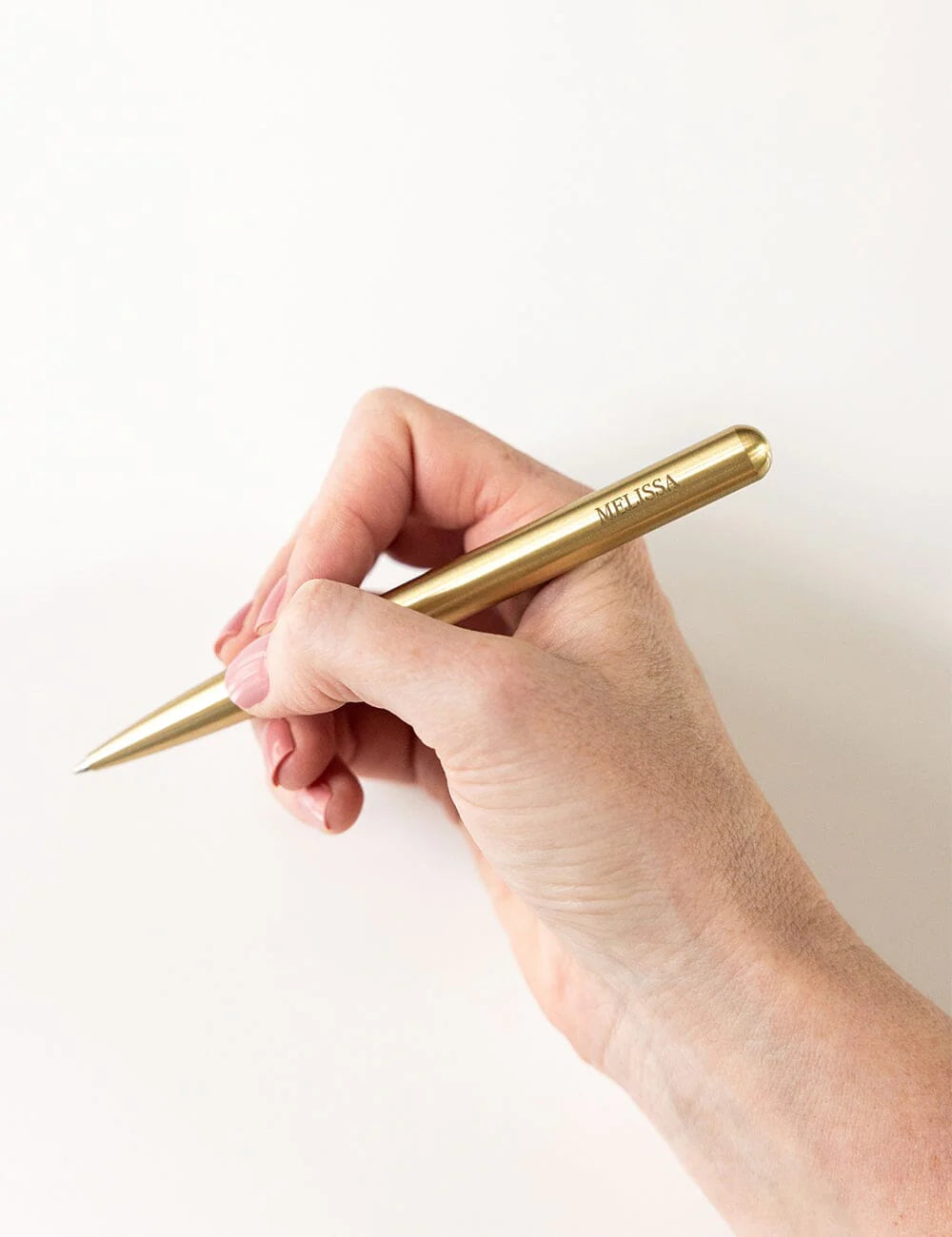 Solid Brass Ballpoint Twist Pen (Boxed)