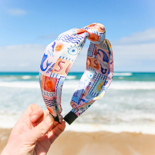 Santorini Silk Headband