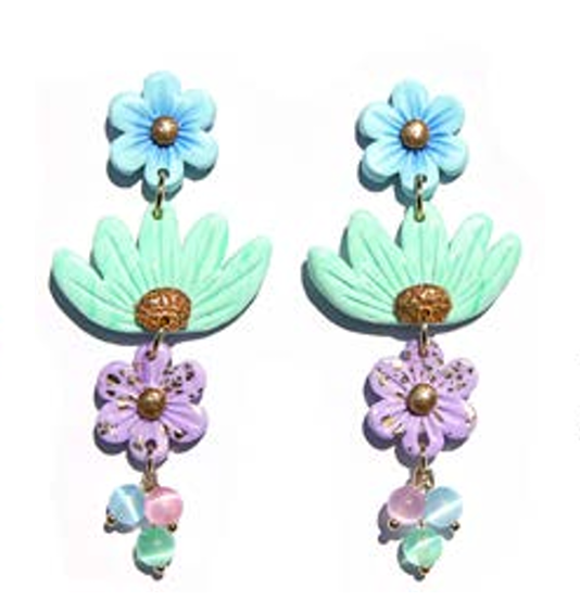 Pastel Mint Blooms