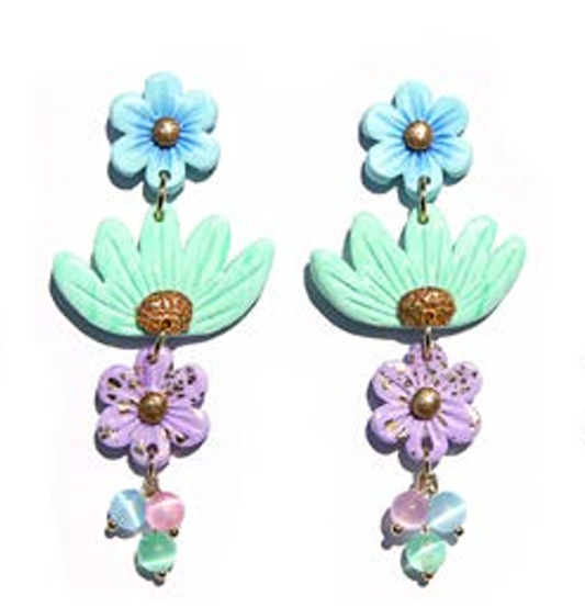 Pastel Mint Blooms