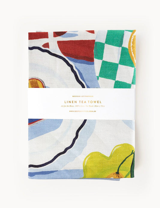 By The Sea Tea Towel - Bespoke Press
