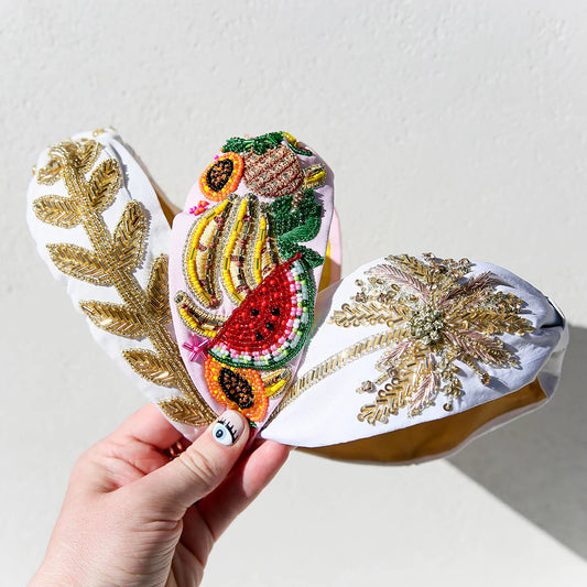 Palms Beaded Headband