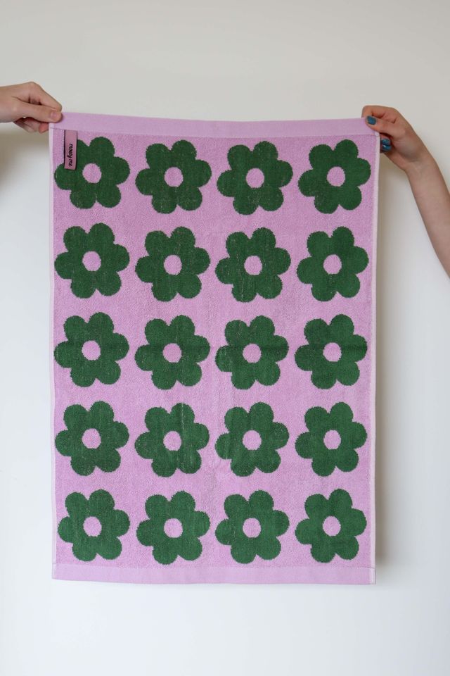 Flowerbed Hand Towel