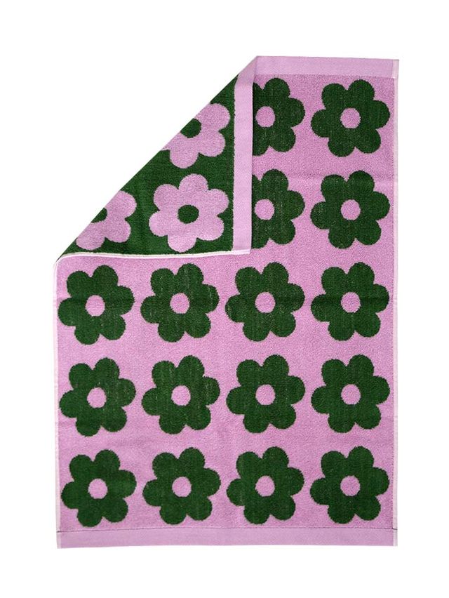 Flowerbed Hand Towel