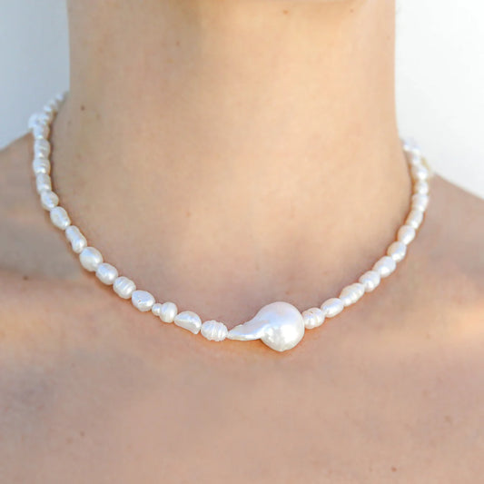 Keshi Pearl Necklace
