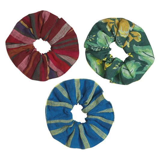Corinne Scrunchie Set - Sage x Clare