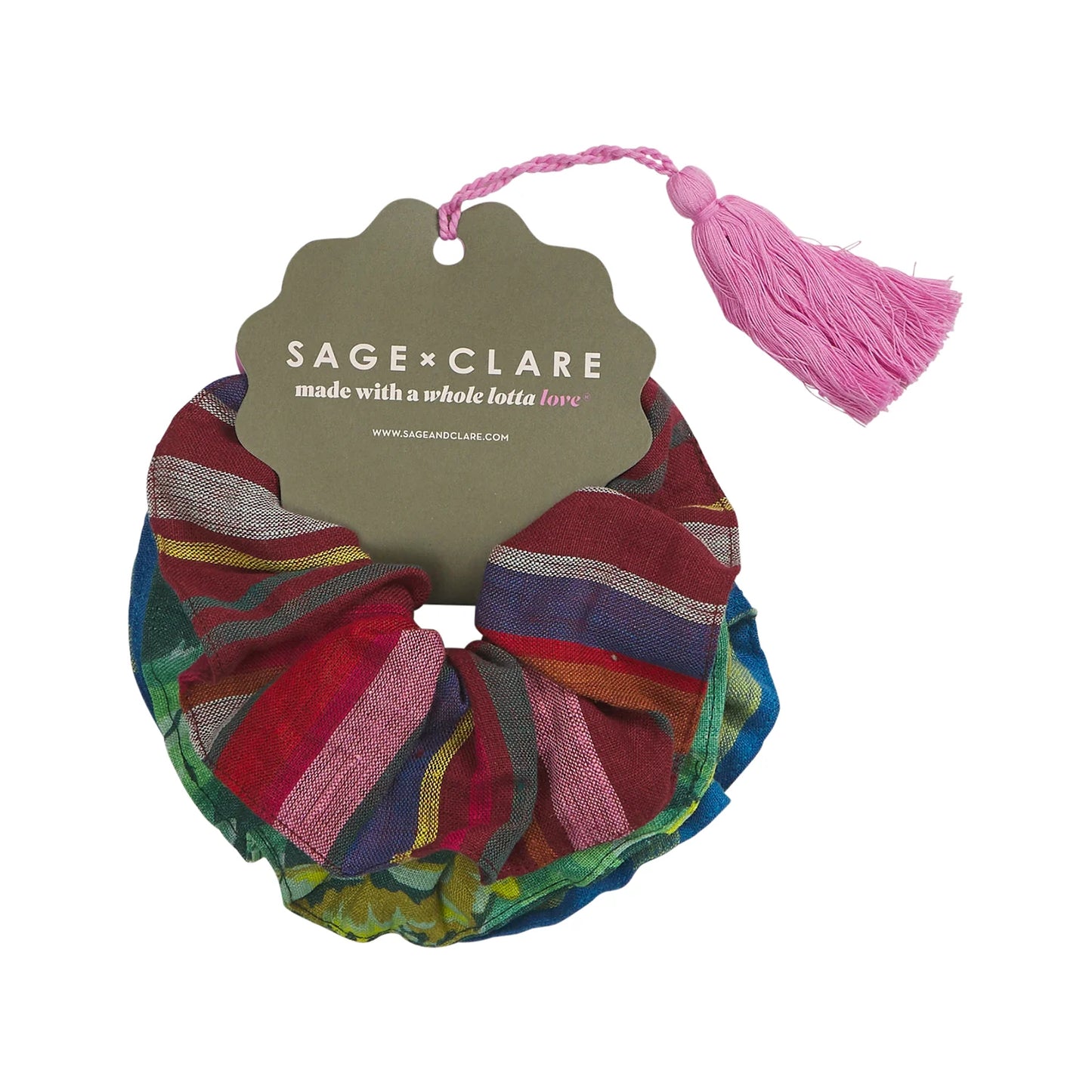 Corinne Scrunchie Set - Sage x Clare