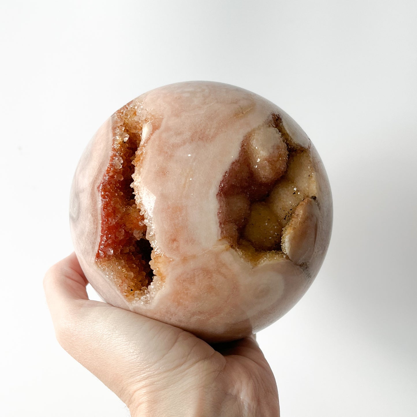 Pink Amethyst Sphere (gallery piece) / 2.090kg
