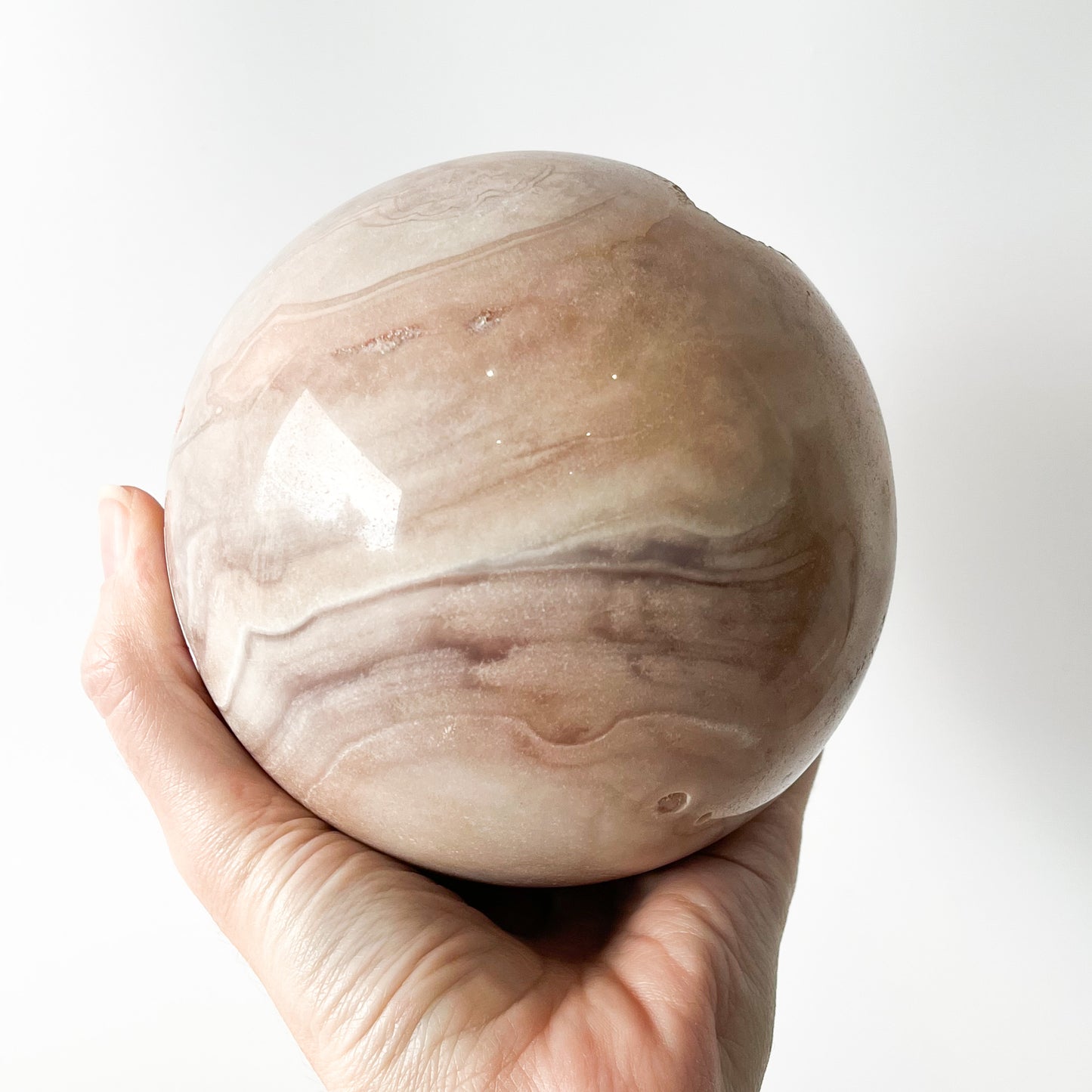 Pink Amethyst Sphere (gallery piece) / 2.090kg