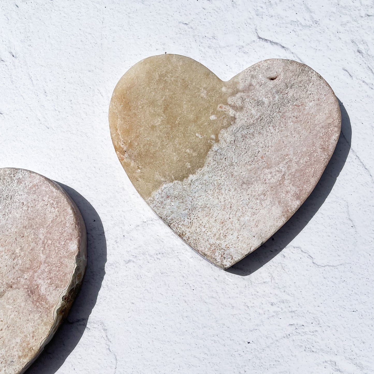 Pink Amethyst Heart Set (Collectors Set)